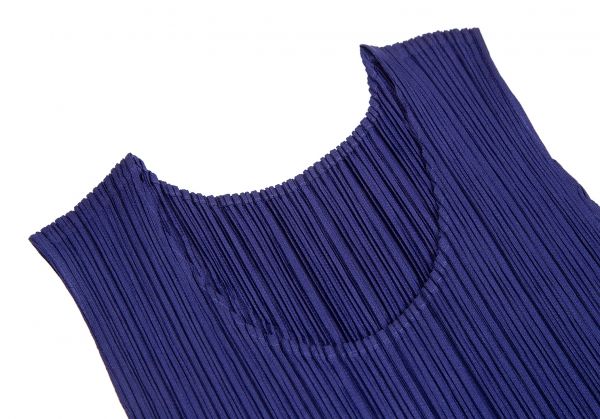 プリーツプリーズPLEATS PLEASE 消しプリーツ切替ノースリーブ