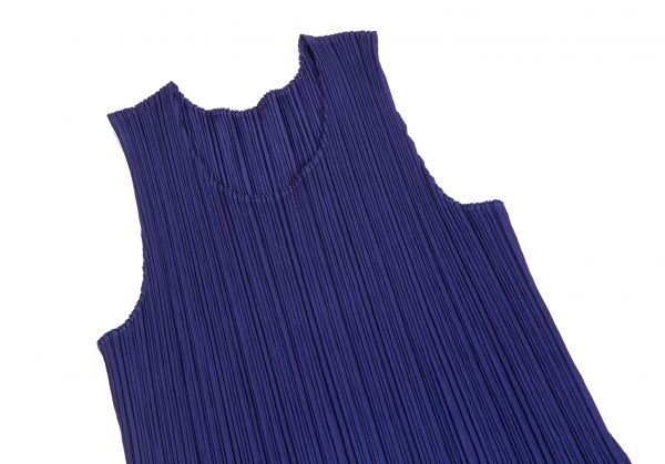 プリーツプリーズPLEATS PLEASE 消しプリーツ切替ノースリーブ