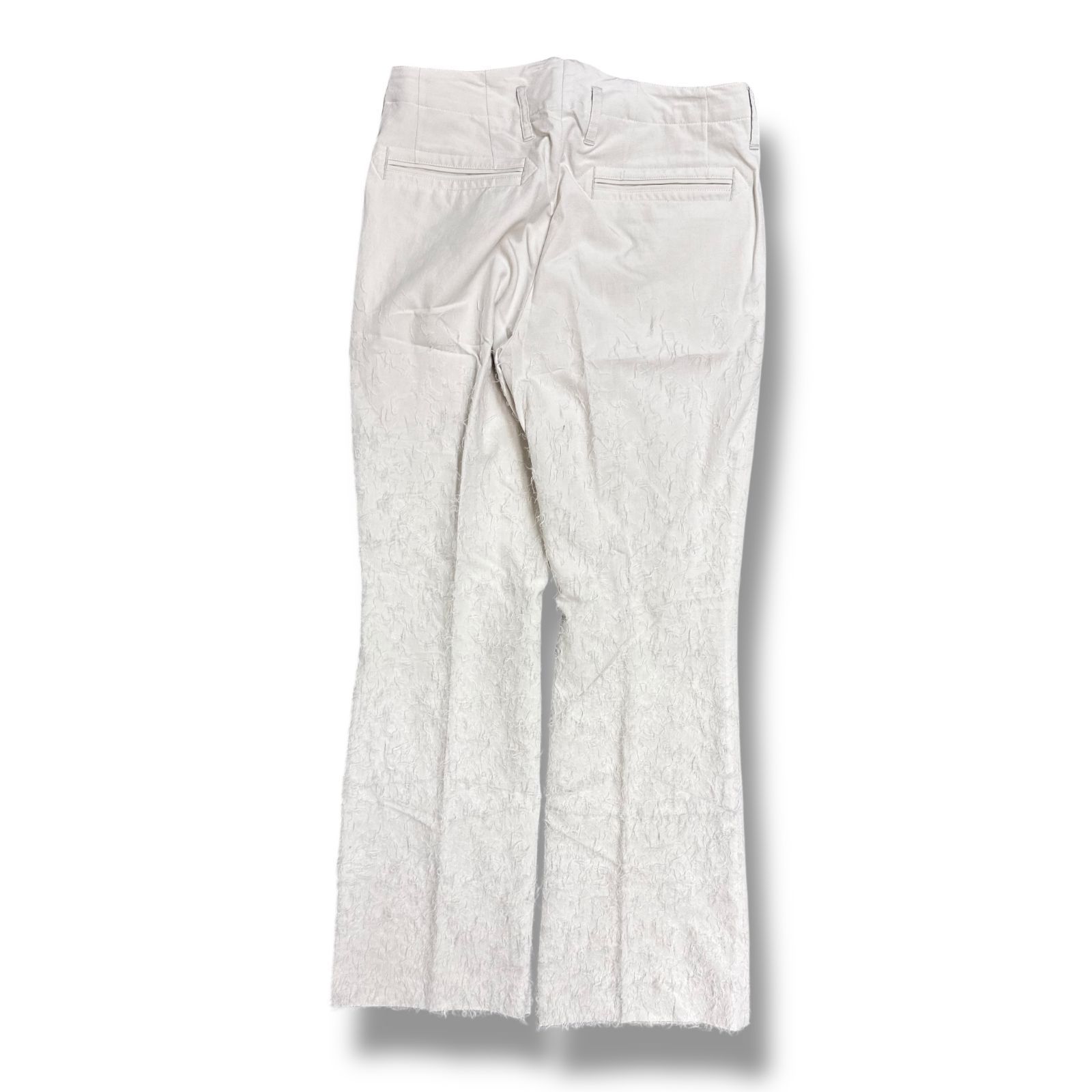 参考上代86900円 未使用 SUGARHILL  24AW HAIRLY FLAIRE TROUSERS ハーリーフレアトラウザー スラック パンツ シュガーヒル 2411300803 エクリュ 3 （98932A5） 参考上代86900円 未使用 SUGARHILL 24AW HAIRLY FLAIRE TROUSERS