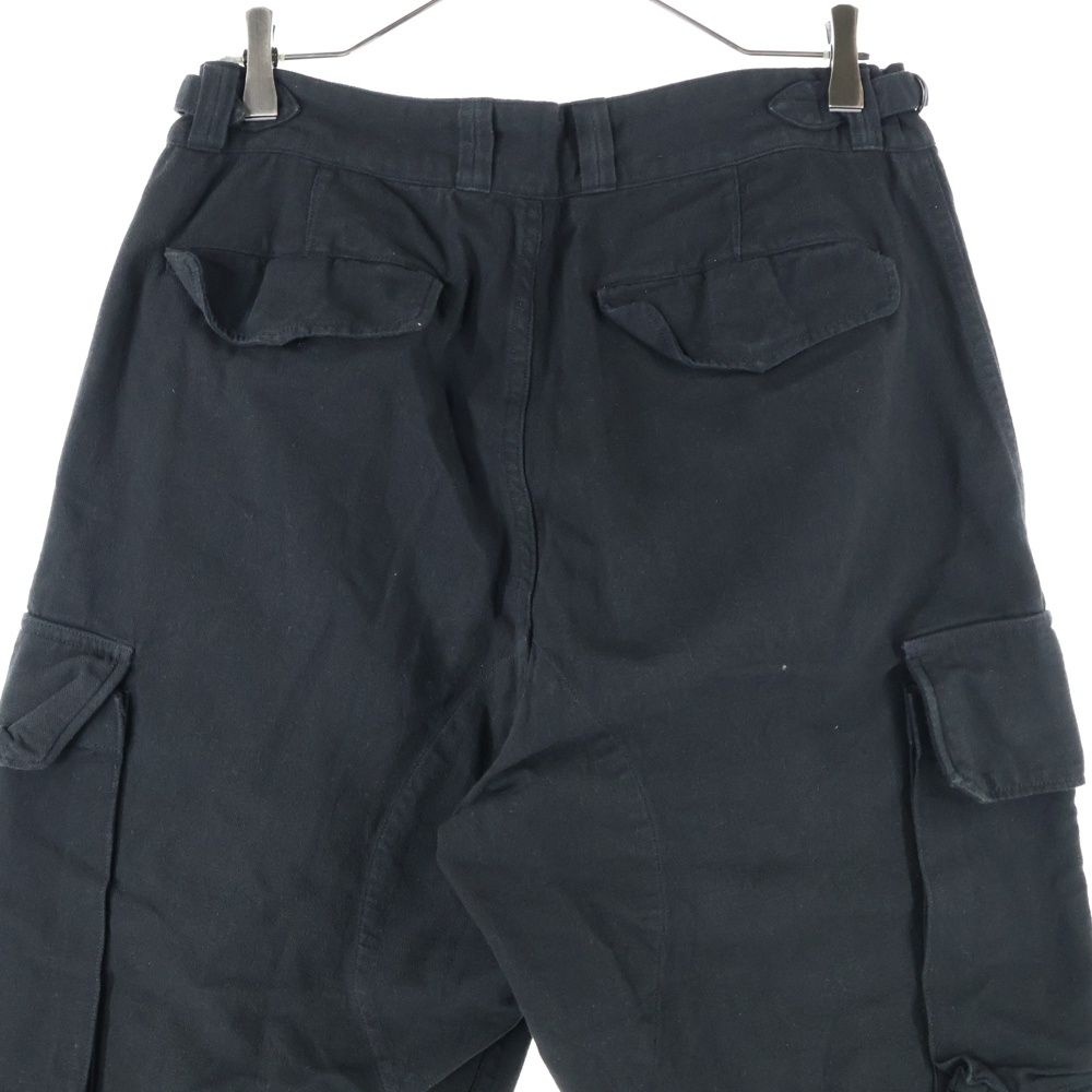 COMOLI (コモリ) 22SS 6ポケットカーゴパンツ ブラック V01-03012 