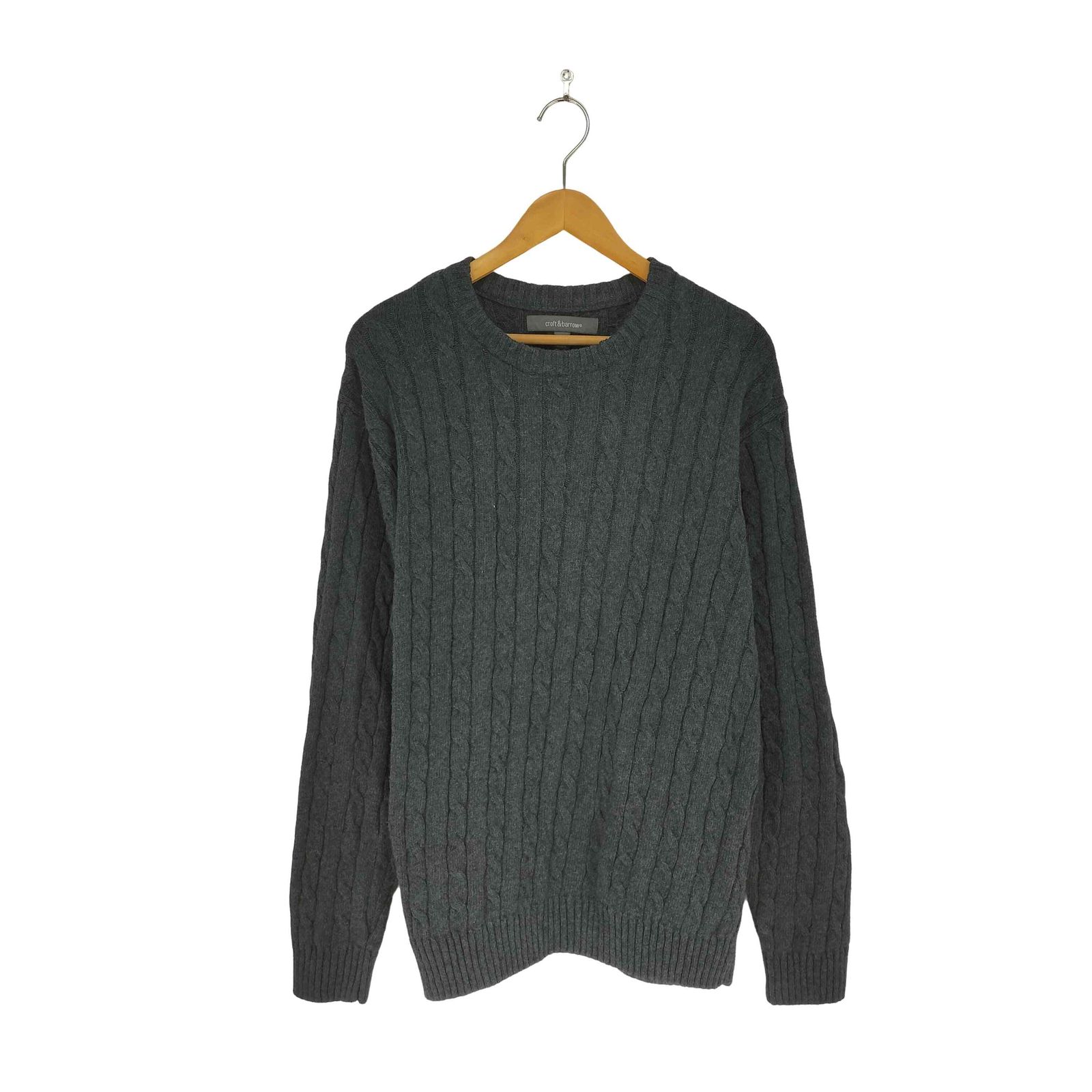 クラフトアンドバロー Croft＆Barrow ケーブル ニット メンズ import：XL 