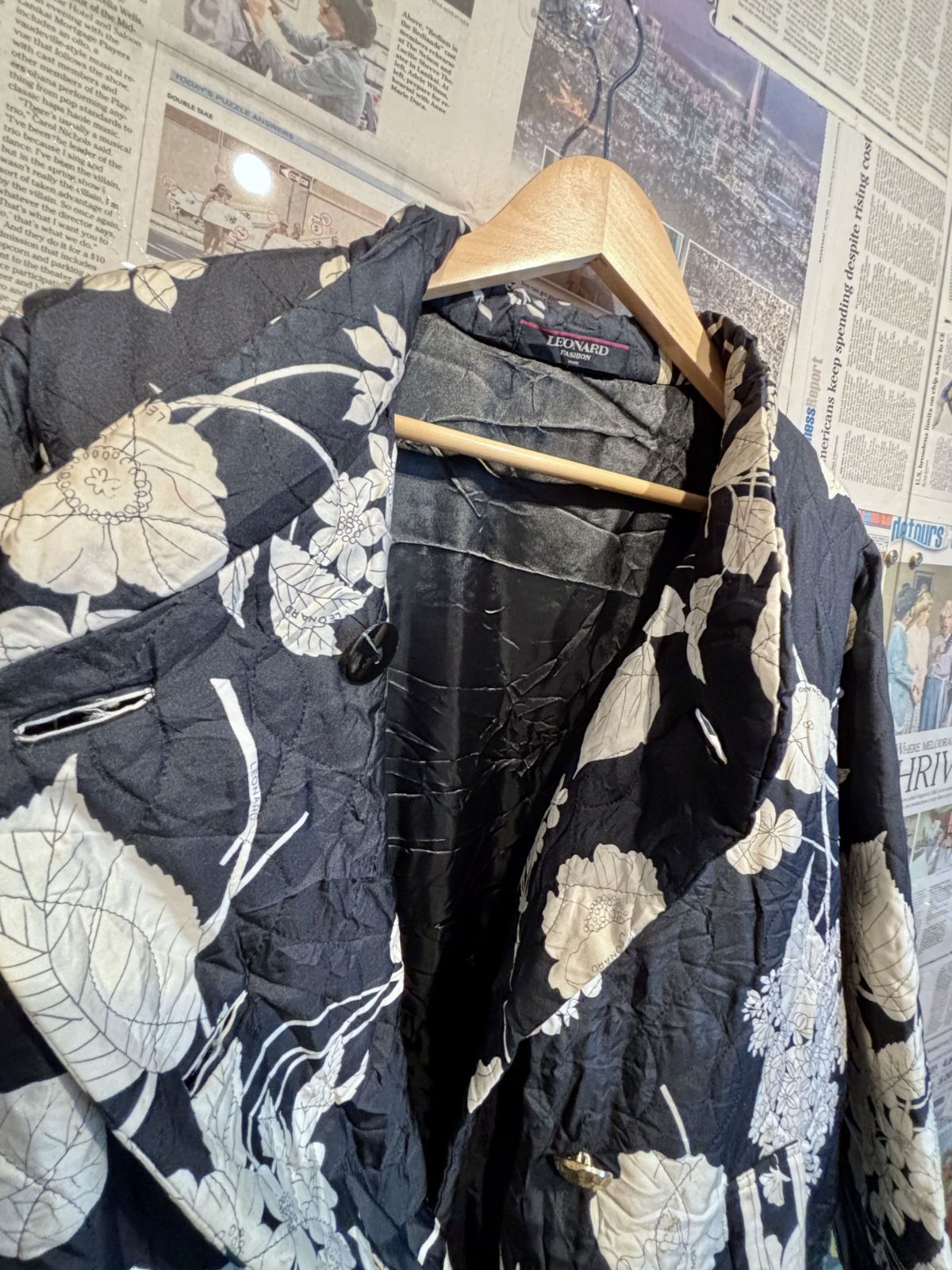 LEONARD(レオナール) 花柄キルティングコート - メルカリ