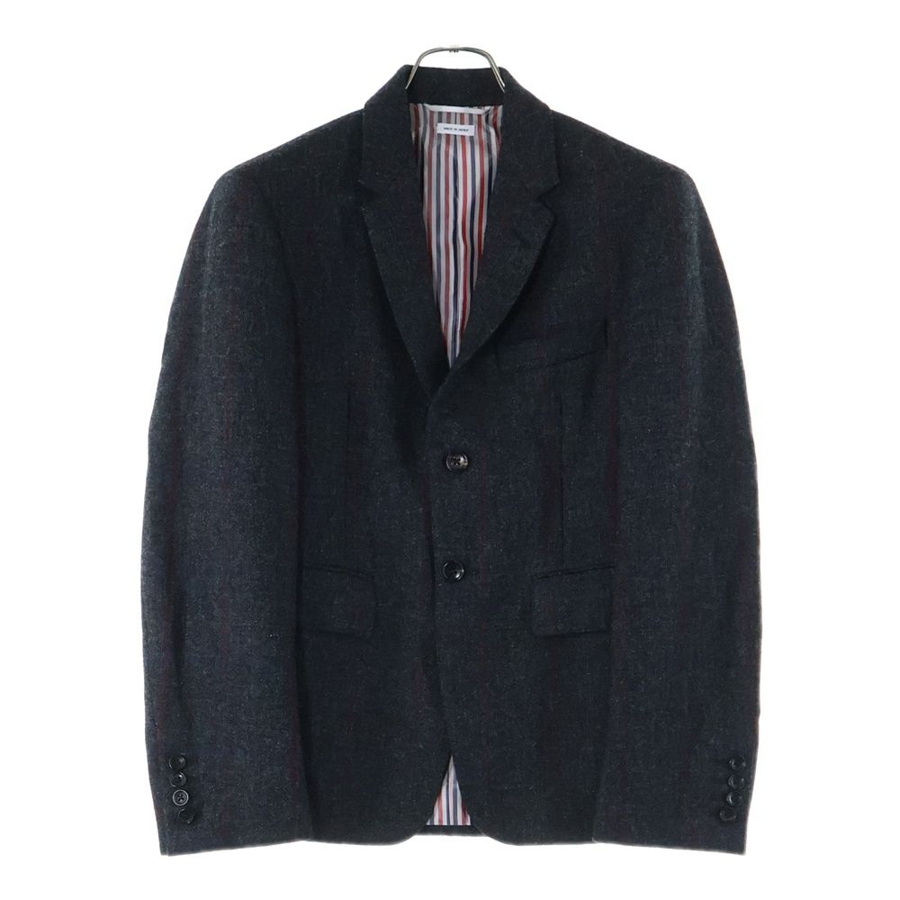 THOM BROWNE (トムブラウン) チェック柄 裏地トリコロール 