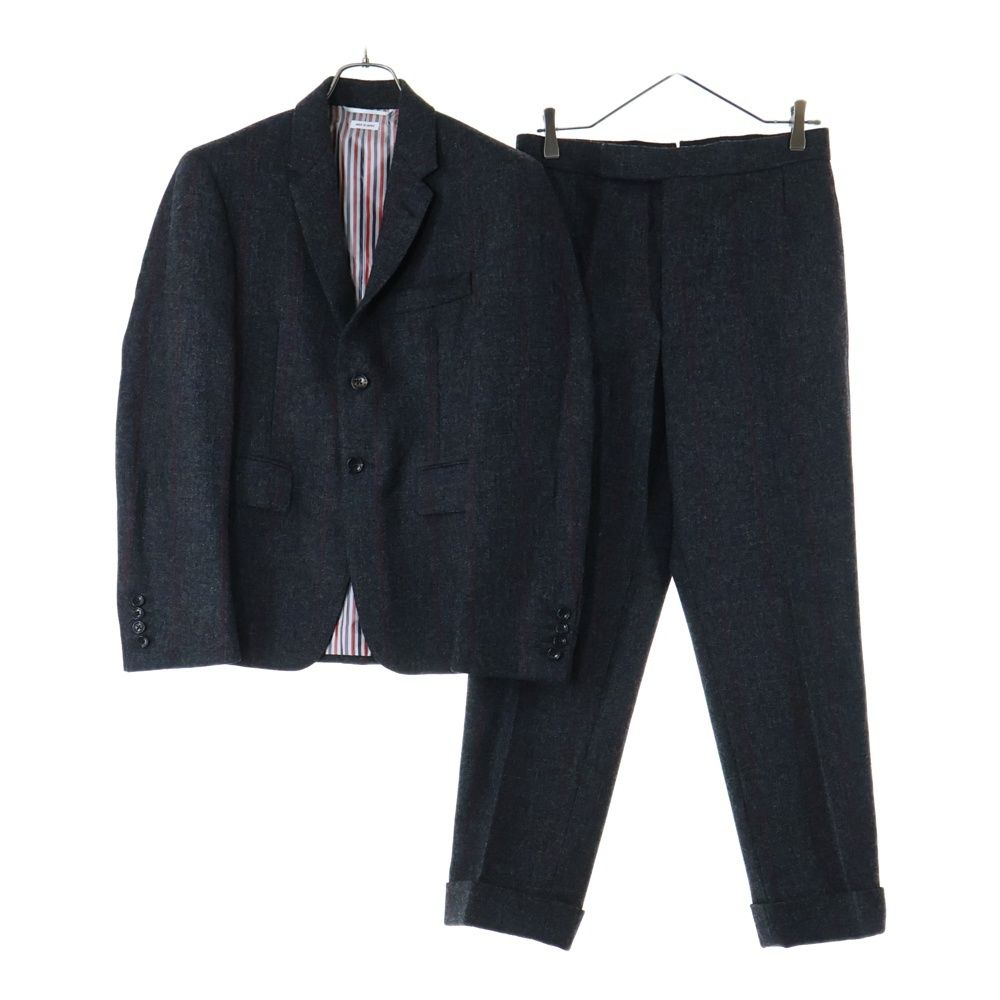 THOM BROWNE (トムブラウン) チェック柄 裏地トリコロール 