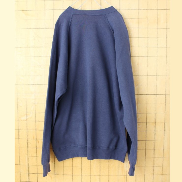 ビッグサイズ 80s 90s USA製 JERZEES ジャージーズ プレーンスウェット ネイビー メンズXXL 無地 アメリカ古着　011426aw41 ビッグサイズ 90年代ビンテージ JERZEES MCDONALD\u0027S スウェット 90年代