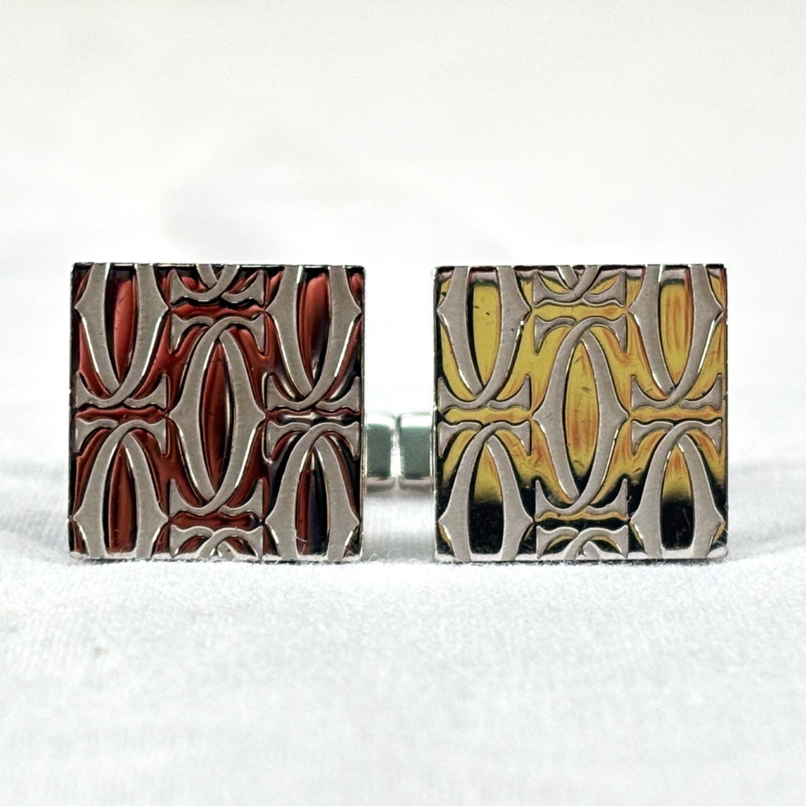 Cartier カルティエ カフリンクス SV925 19.36g シルバー カフス