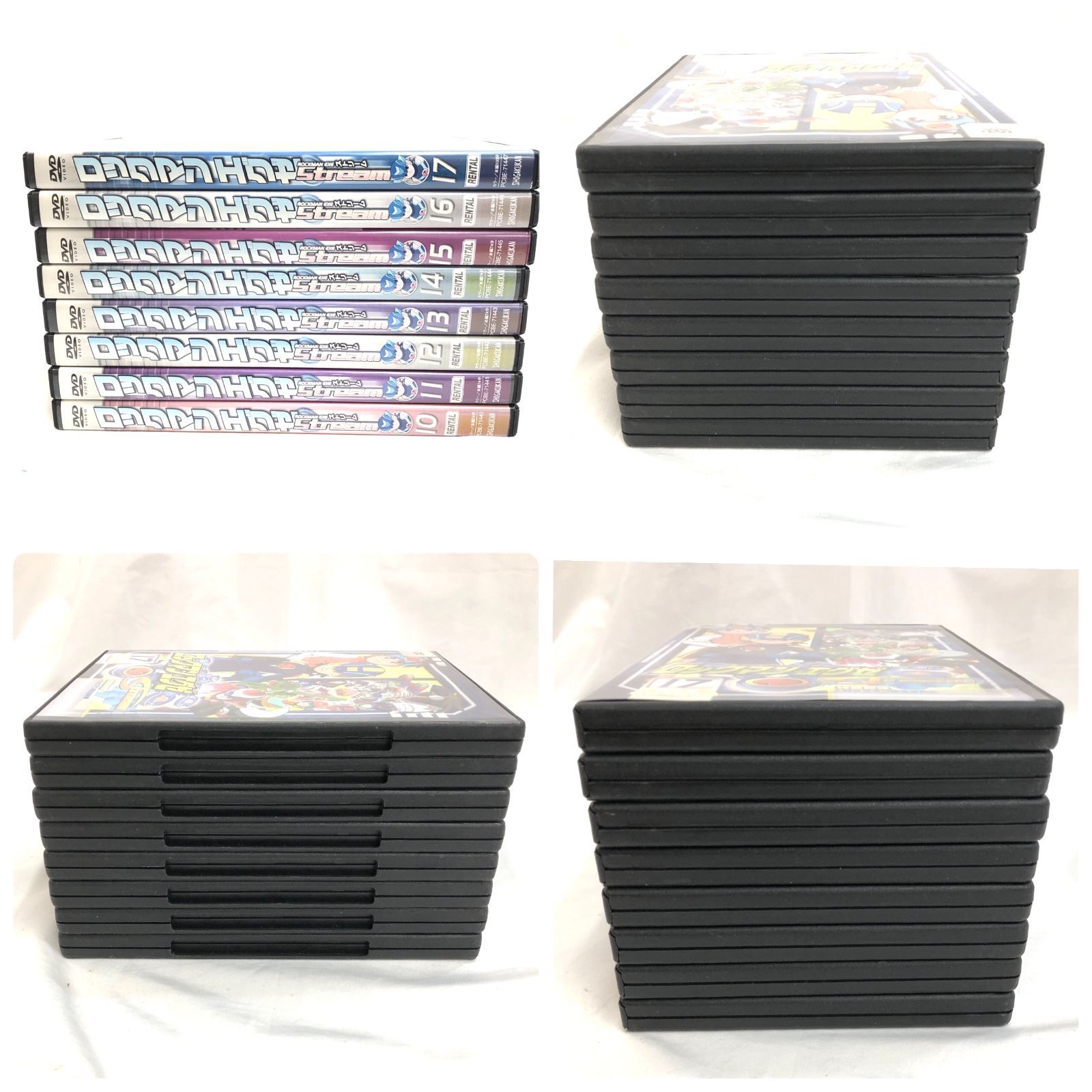 レンタル落ち品】ロックマンエグゼ ストリーム DVD 全17巻 セット
