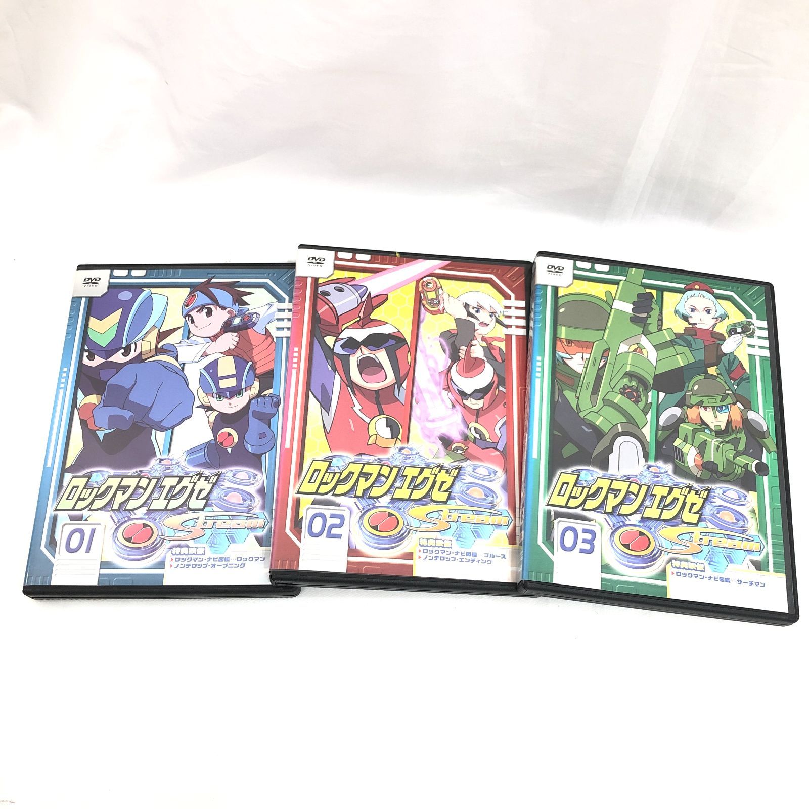 レンタル落ち品】ロックマンエグゼ ストリーム DVD 全17巻 セット