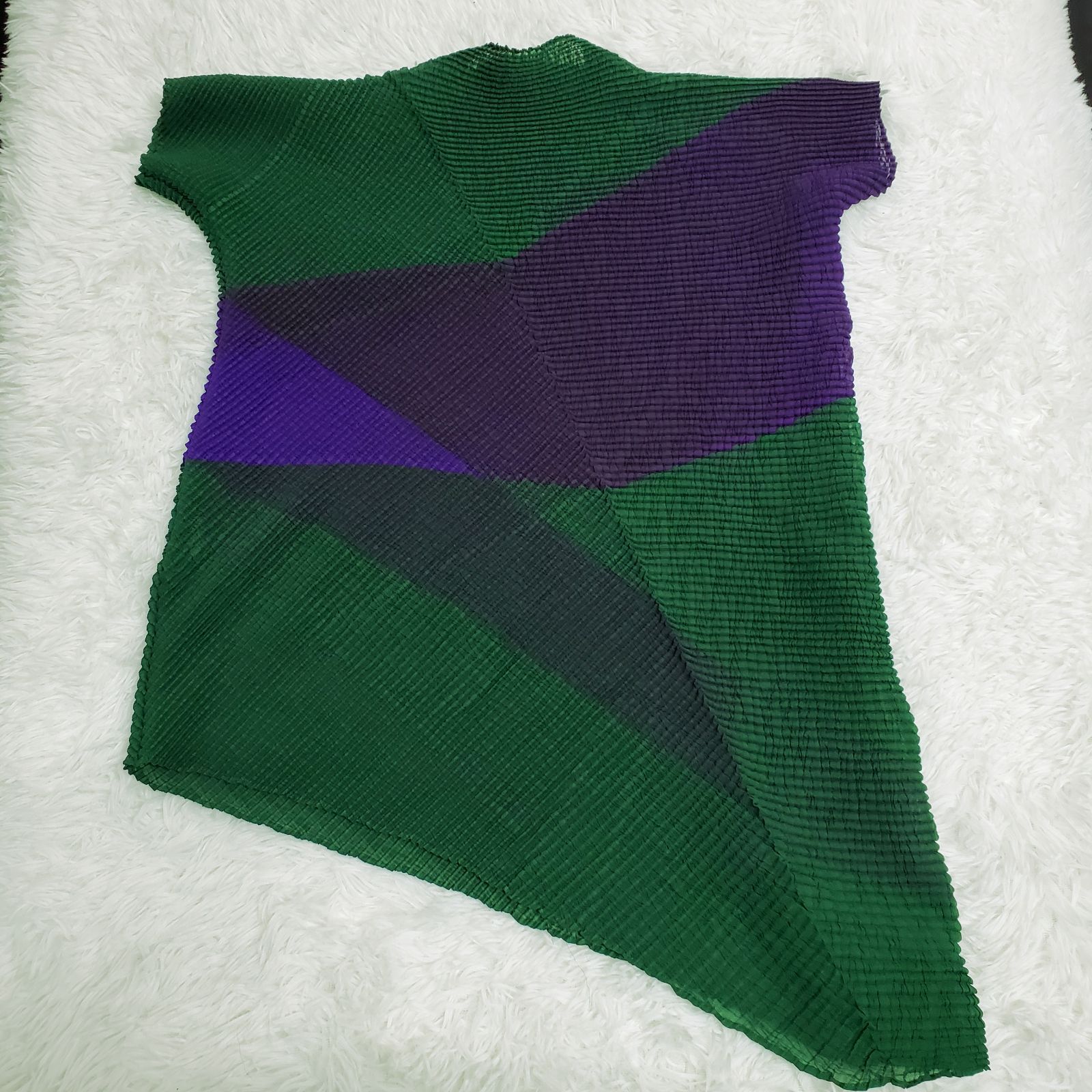 美品✨ISSEY MIYAKE イッセイミヤケ 変形 アシンメトリー 半袖 シャツ 