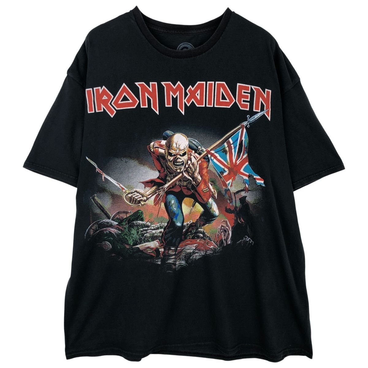古着 IRON MAIDEN アイアンメイデン ドクロ柄 スカル柄 バンドTシャツ バンT メンズXXL相当/eaa612145