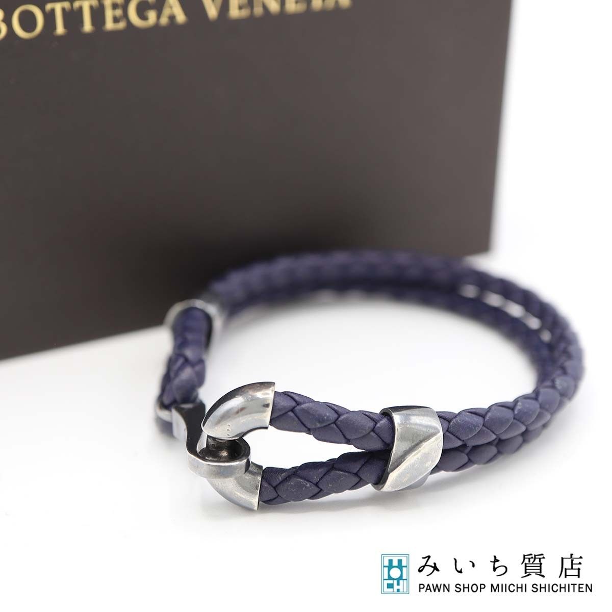 BOTTEGA VENETA ボッテガヴェネタ ブレスレット ネイビー アクセサリー 