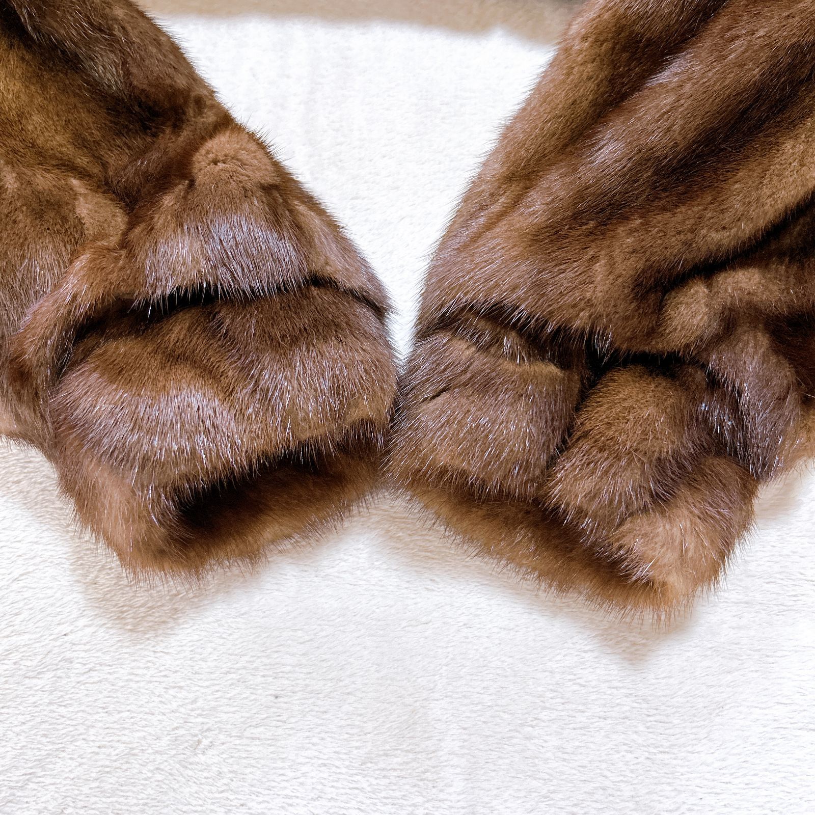 ☆毛皮 ミンク コート ブラウン サイズ 11号 DAIFUR VISON NISHIMOTO