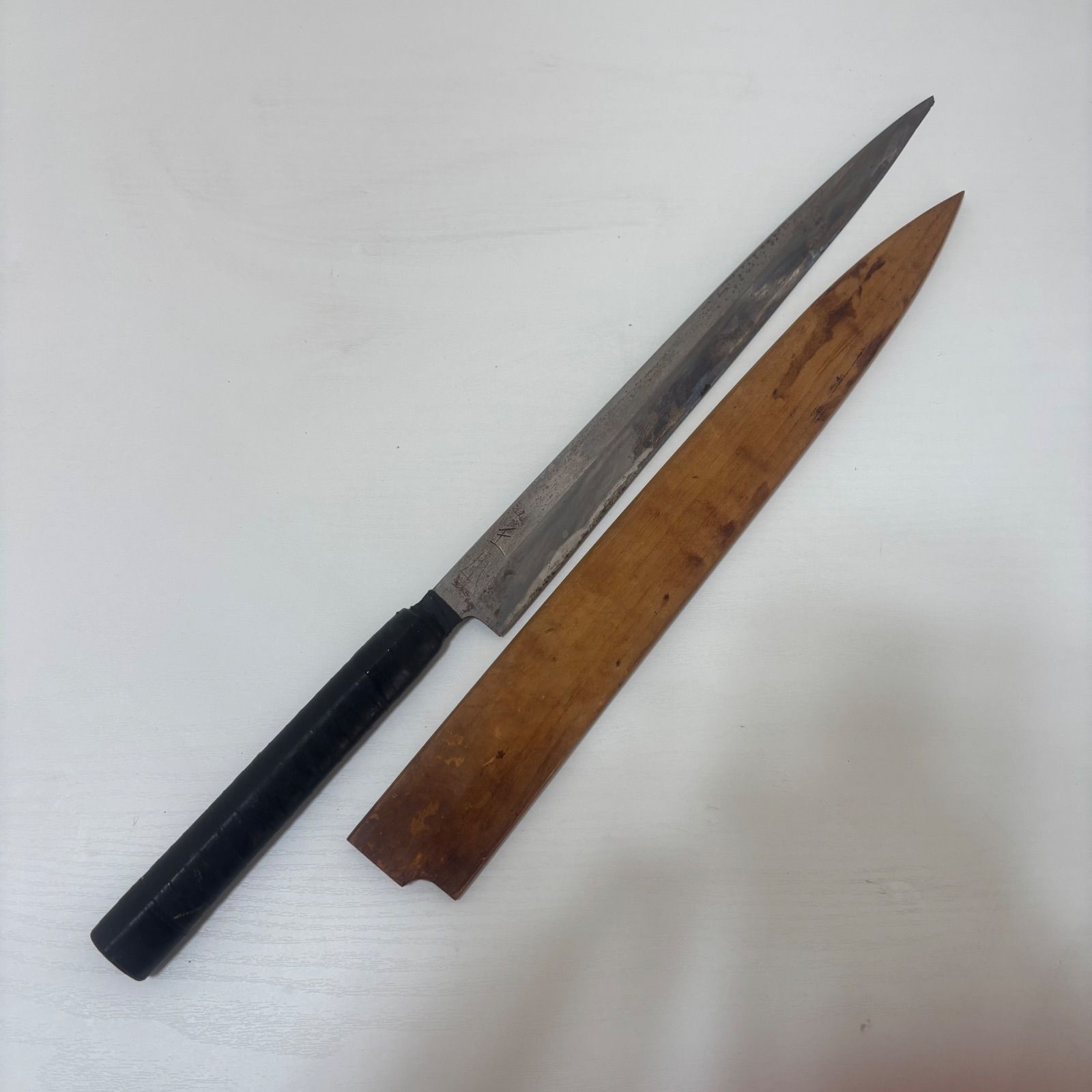 名門 正本総本店】柳刃包丁 刺身包丁 刃渡り約310mm 全長475mm 和包丁 