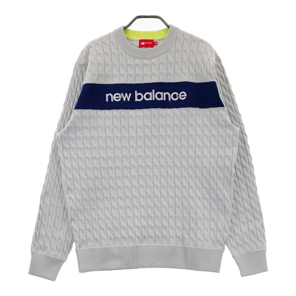 サイズ：6 NEW BALANCE GOLF ニューバランス  ニットセーター  グレー系 [240101622482] ゴルフウェア メンズ ストスト