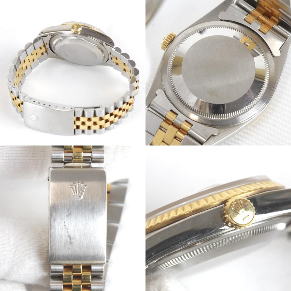 美品『USED』ROLEX【ロレックス】 16223 デイトジャスト 腕時計 ステンレススチール メンズ 自動巻き ゴールド×シルバー - メルカリ