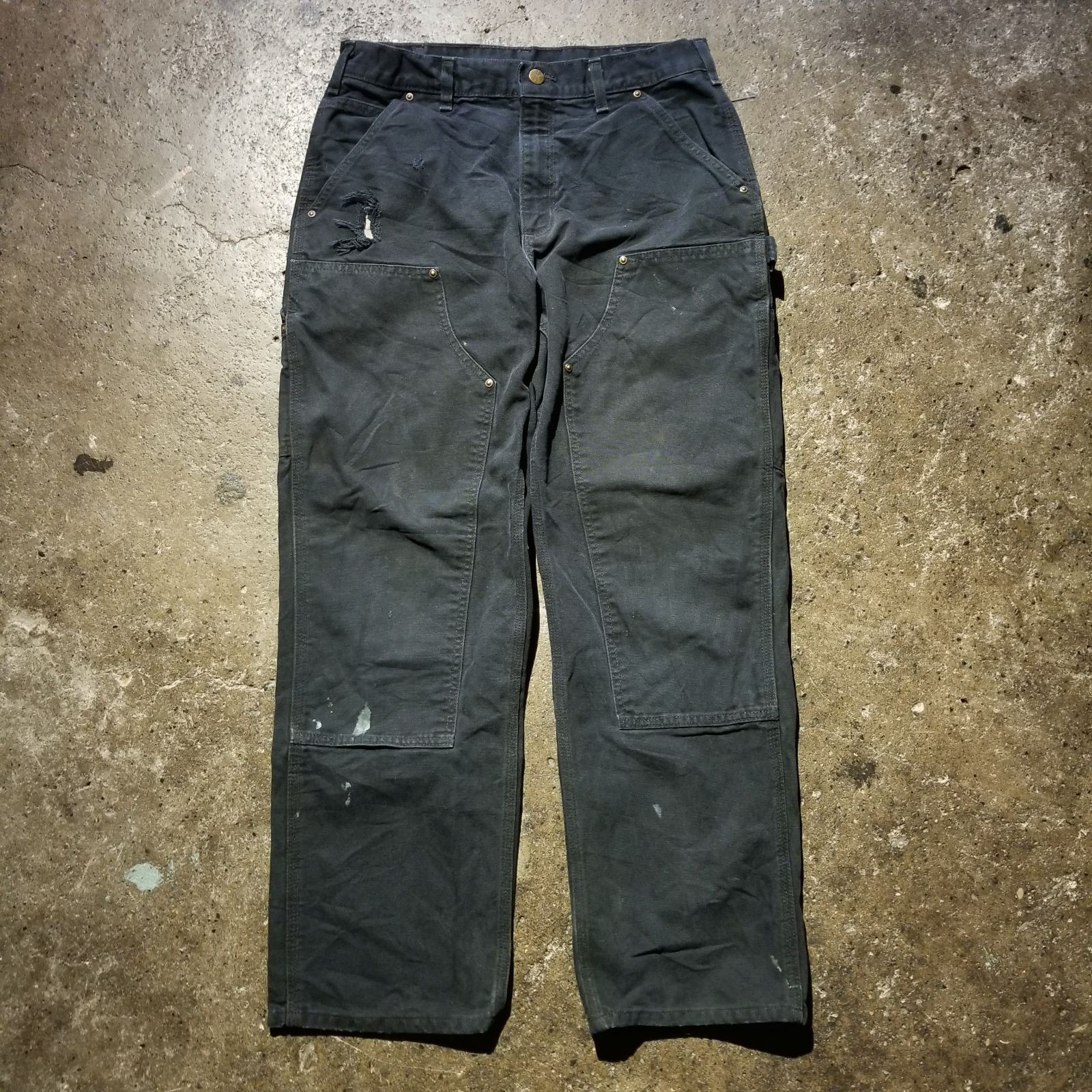 carhartt ダブルニーペインターパンツ ダック 32 B136-BLACK 2018年製 