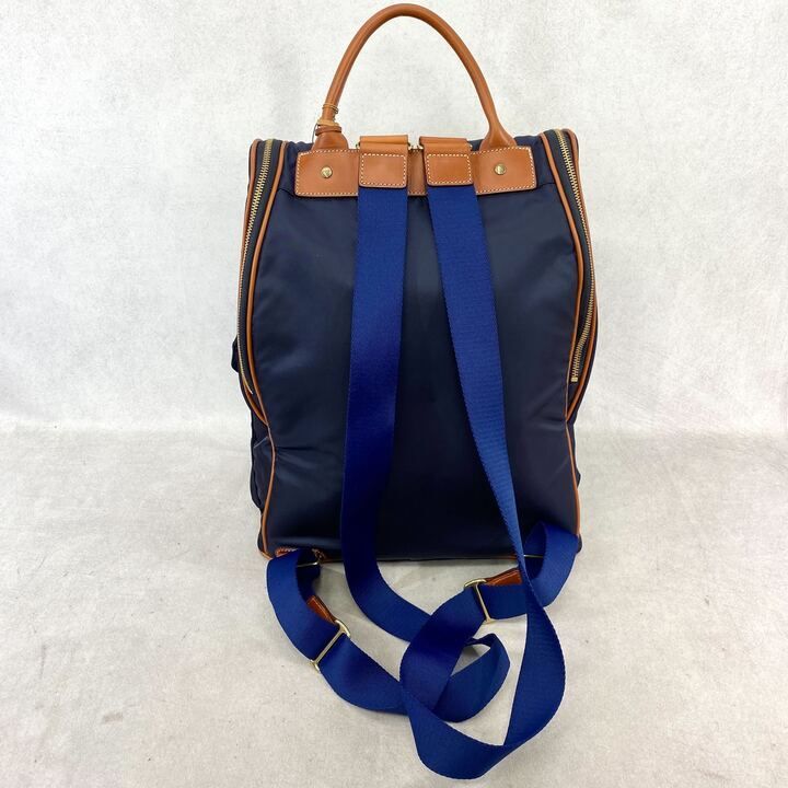 Felisi フェリージ バックパック リュック ネイビー ナイロン レザー
