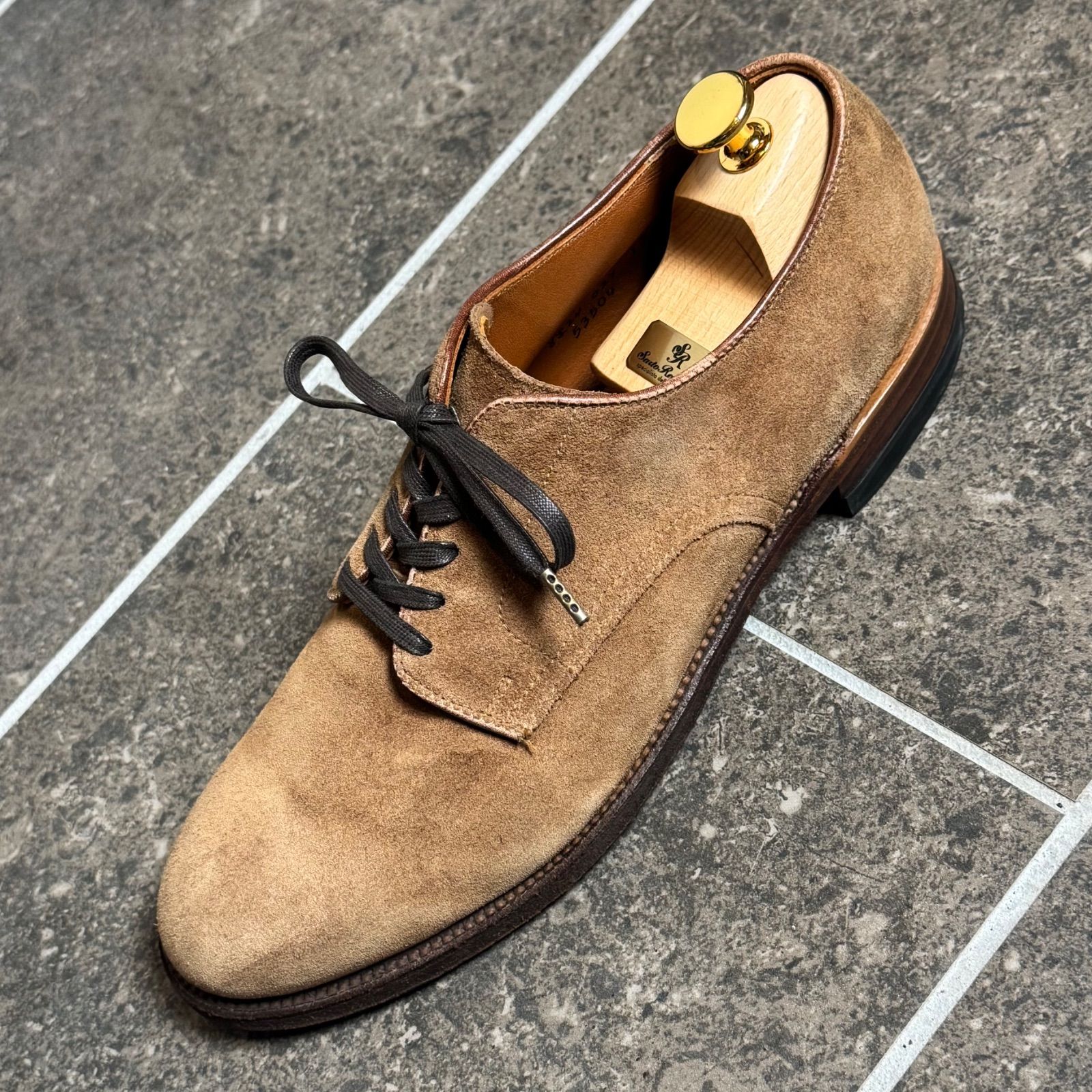 最終セール】Alden 53504 Modified Last プレーントゥ スエード US8 B 