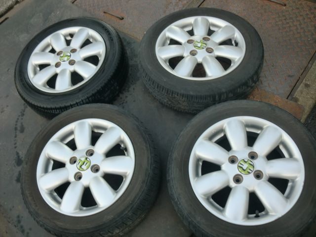 ラパン HE22S 純正アルミホイール タイヤセット - メルカリ