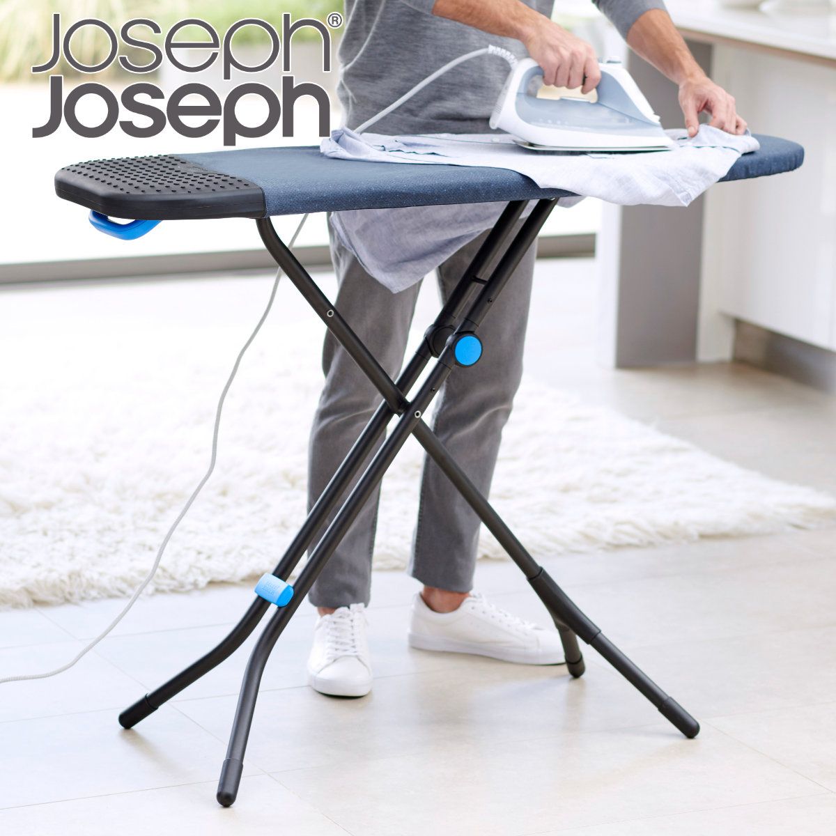 Joseph Joseph アイロン台 グライドプラス （ アイロン スタンド式 折りたたみ アイロン掛け コンパクト 収納 舟型 スリム 収納 アイロンボード アイロンマット 高さ調節 高さ 調節 可能 シャツ ジョセフジョセフ ） 12,870円