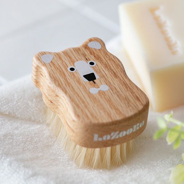 ベビー ヘアブラシ LoZooRo 出産祝い ギフト プレゼント 日本製 北欧 おしゃれ （ スタイリングブラシ ベビーヘアブラシ ベビーブラシ ベビー用 赤ちゃん用 ブラシ くし 赤ちゃん 髪の毛 ベビー用品 かわいい ）
