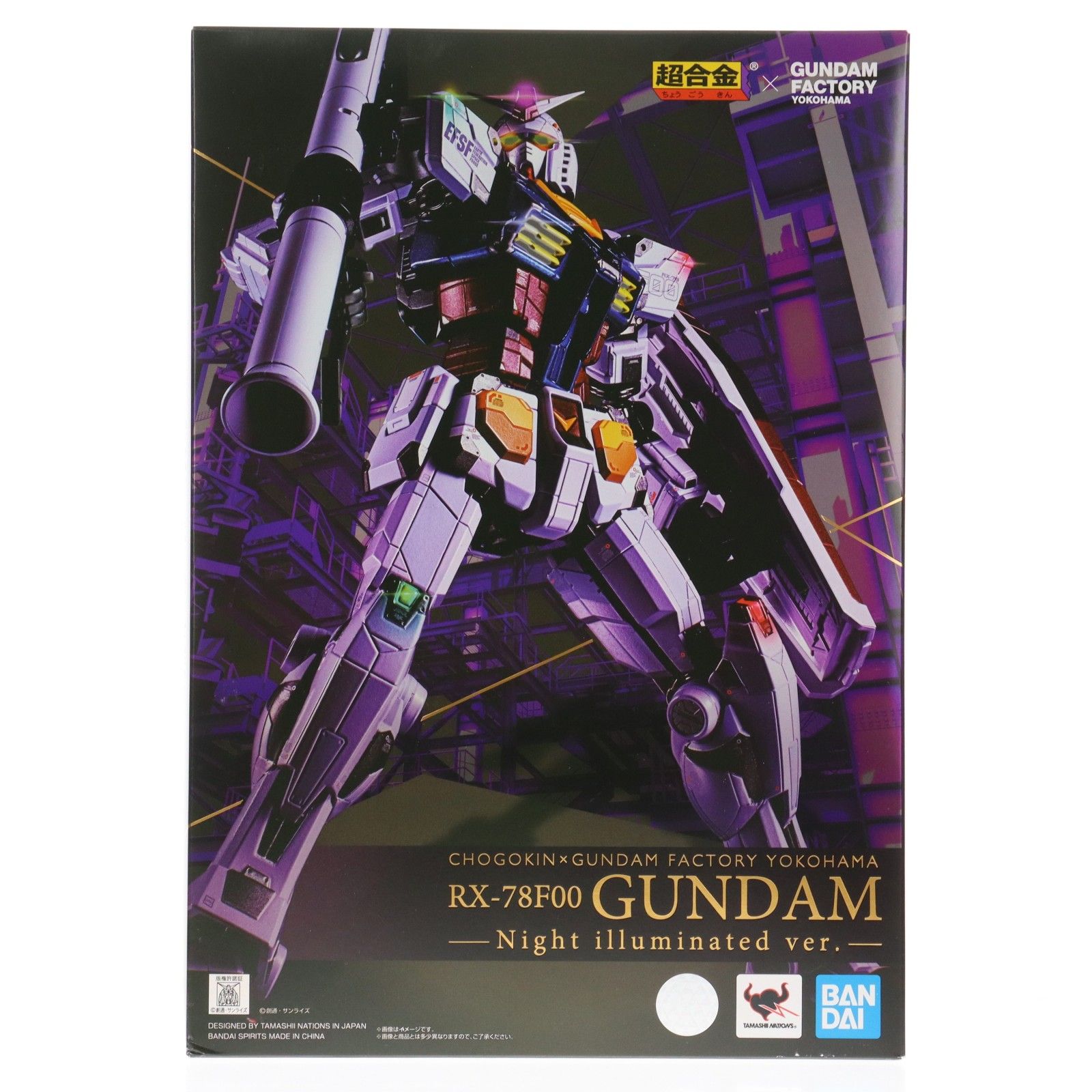 超合金×GUNDAM FACTORY YOKOHAMA RX-78F00 GUNDAM -Night illuminated 