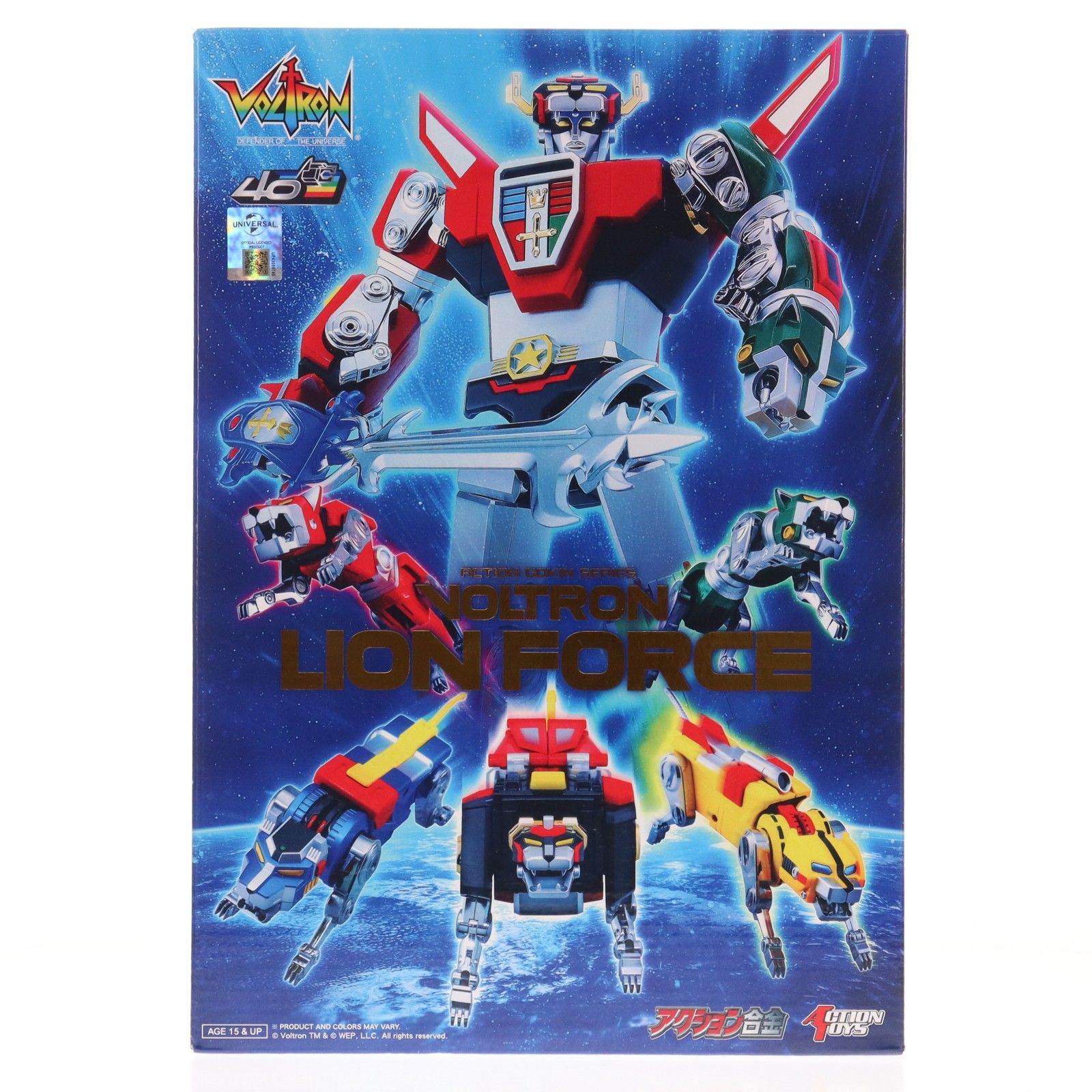 アクション合金 ボルトロン ライオンフォース 完成品 可動フィギュア 