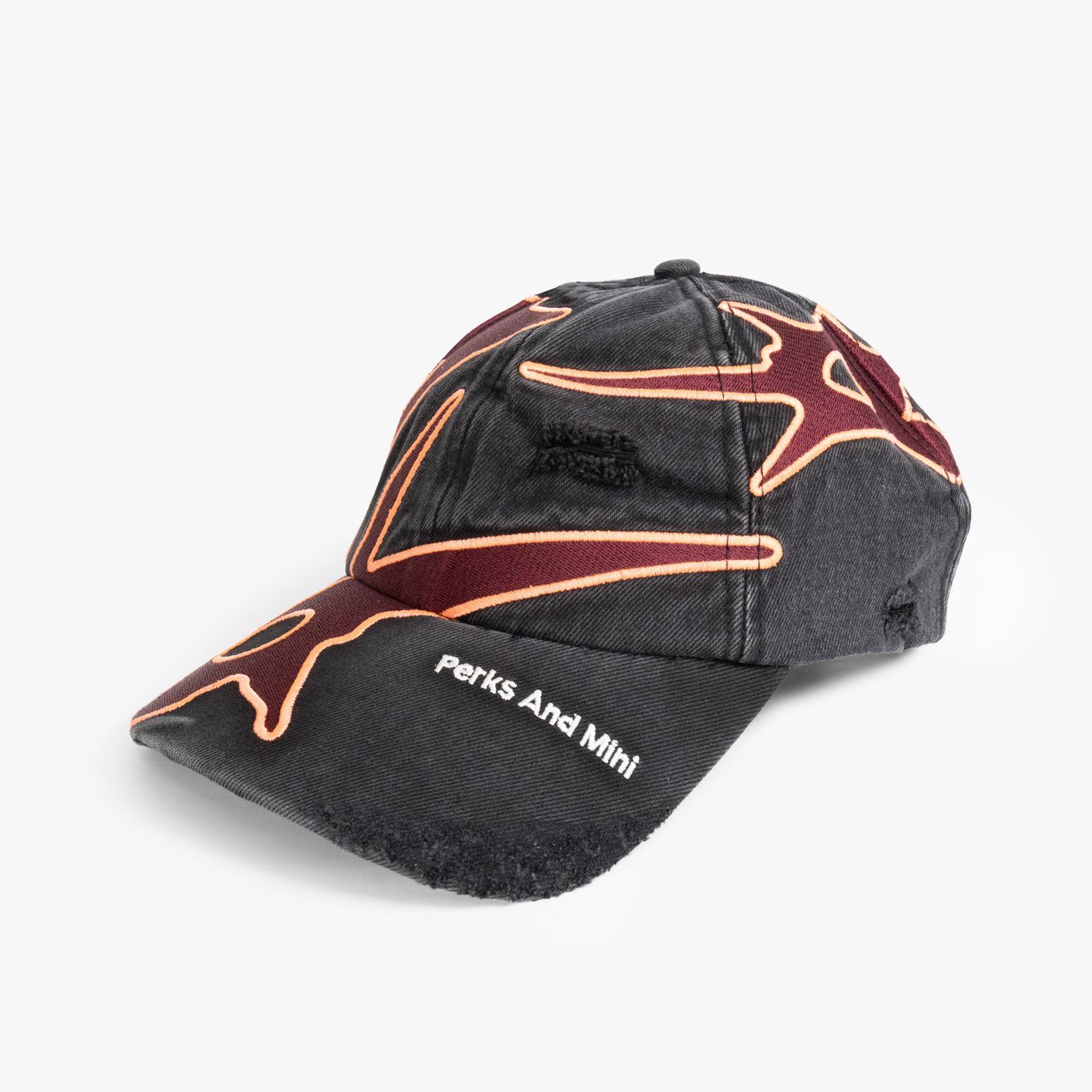 P.A.M. / PERKS AND MINI | SEVEN EIGHTHS BASEBALL CAP (BLACK WASH