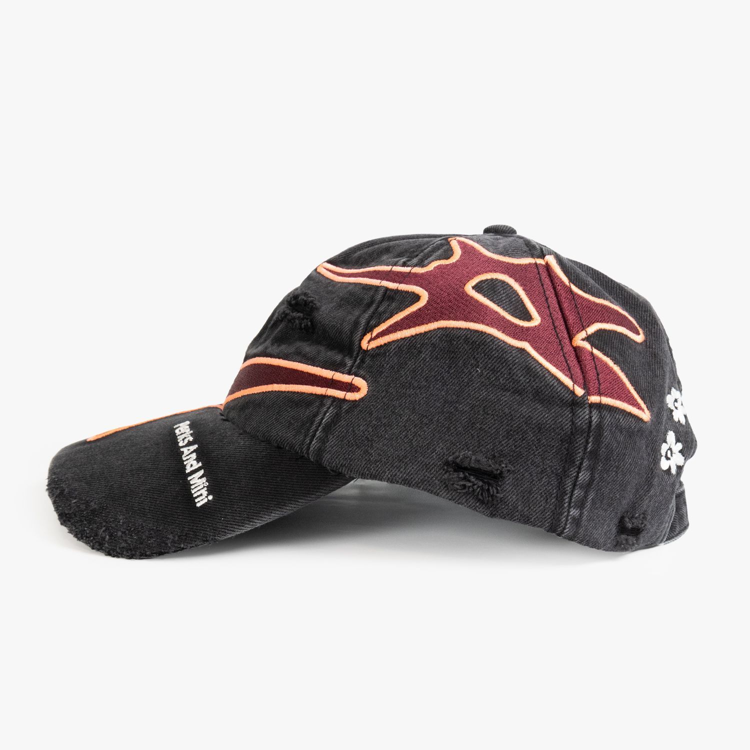 P.A.M. / PERKS AND MINI | SEVEN EIGHTHS BASEBALL CAP (BLACK WASH