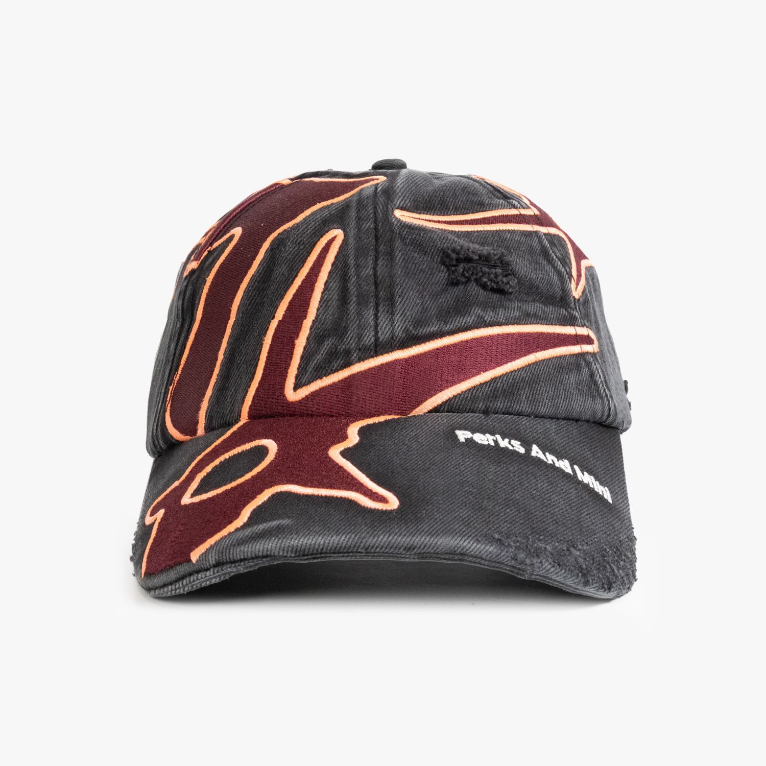 P.A.M. / PERKS AND MINI | SEVEN EIGHTHS BASEBALL CAP (BLACK WASH