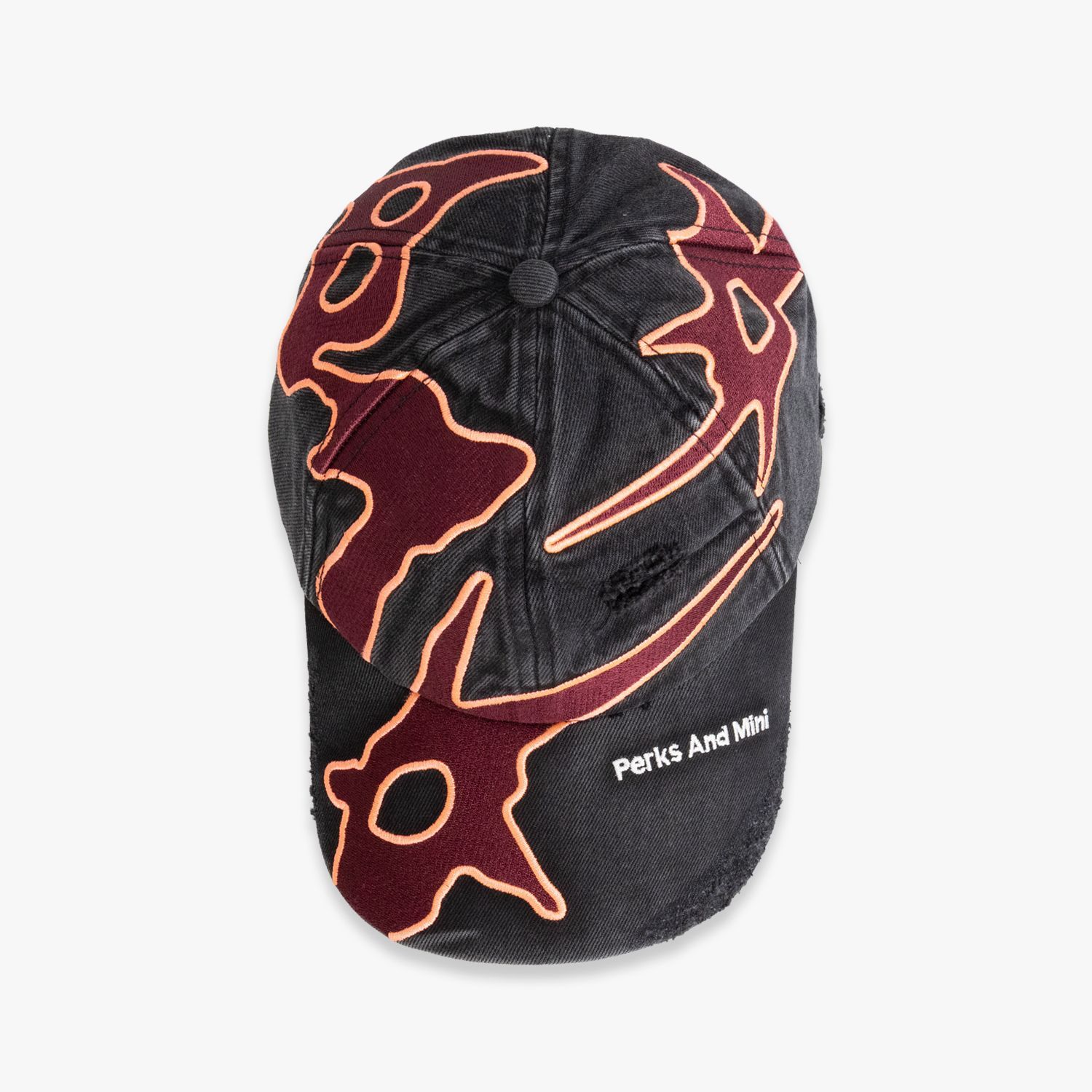 P.A.M. / PERKS AND MINI | SEVEN EIGHTHS BASEBALL CAP (BLACK WASH