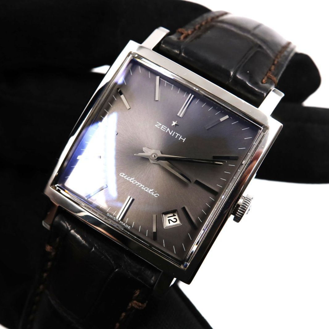 付属品完備＆ゼニス公式OH済み AB ZENITH ゼニス 03.1965.670|91.C591 ニューヴィンテージ 1965 腕時計 SS メンズ