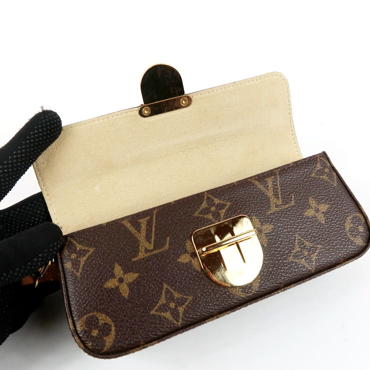 超美品】LOUIS VUITTON ヴィトン モノグラム ポシェットラグーン 眼鏡