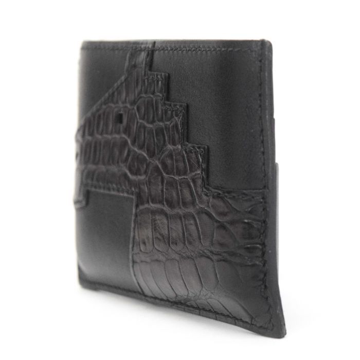 エルメス HERMES シュバルピクト カードケース アリゲーター