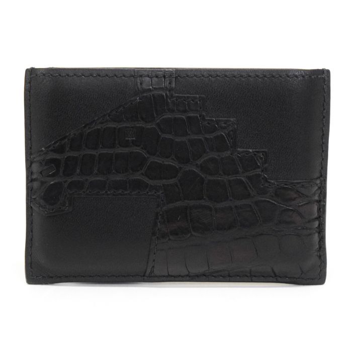 エルメス HERMES シュバルピクト カードケース アリゲーター