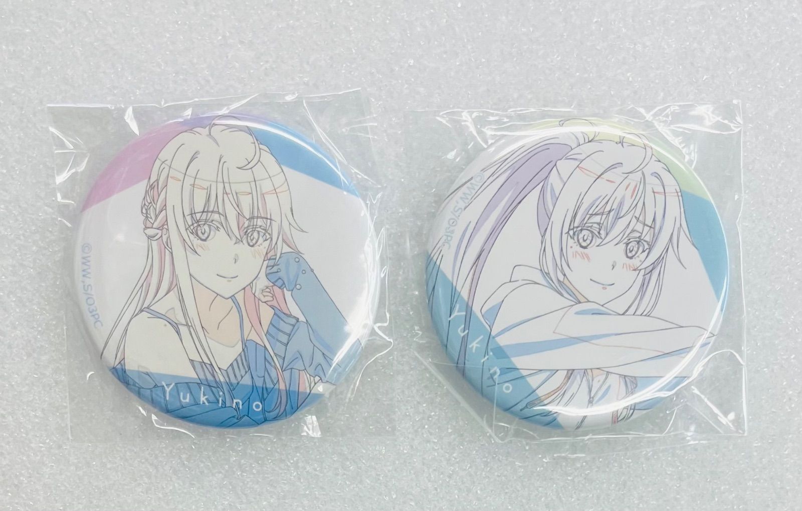 雪ノ下雪乃 缶バッジ 原画シリーズ やはり俺の青春ラブコメはまちがっ