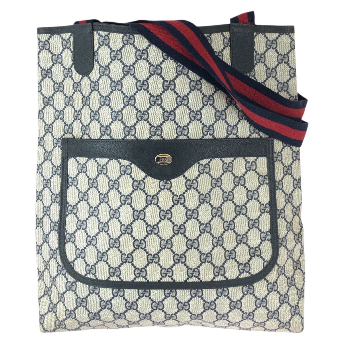 美品 GUCCI グッチ ヴィンテージ オールドグッチ シェリーライン