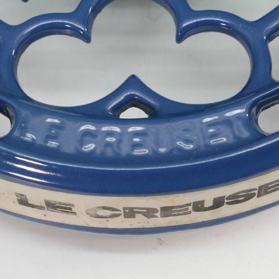 Le Creuset ルクルーゼ ラウンド・トリベット アズールブルー 22cm 鍋