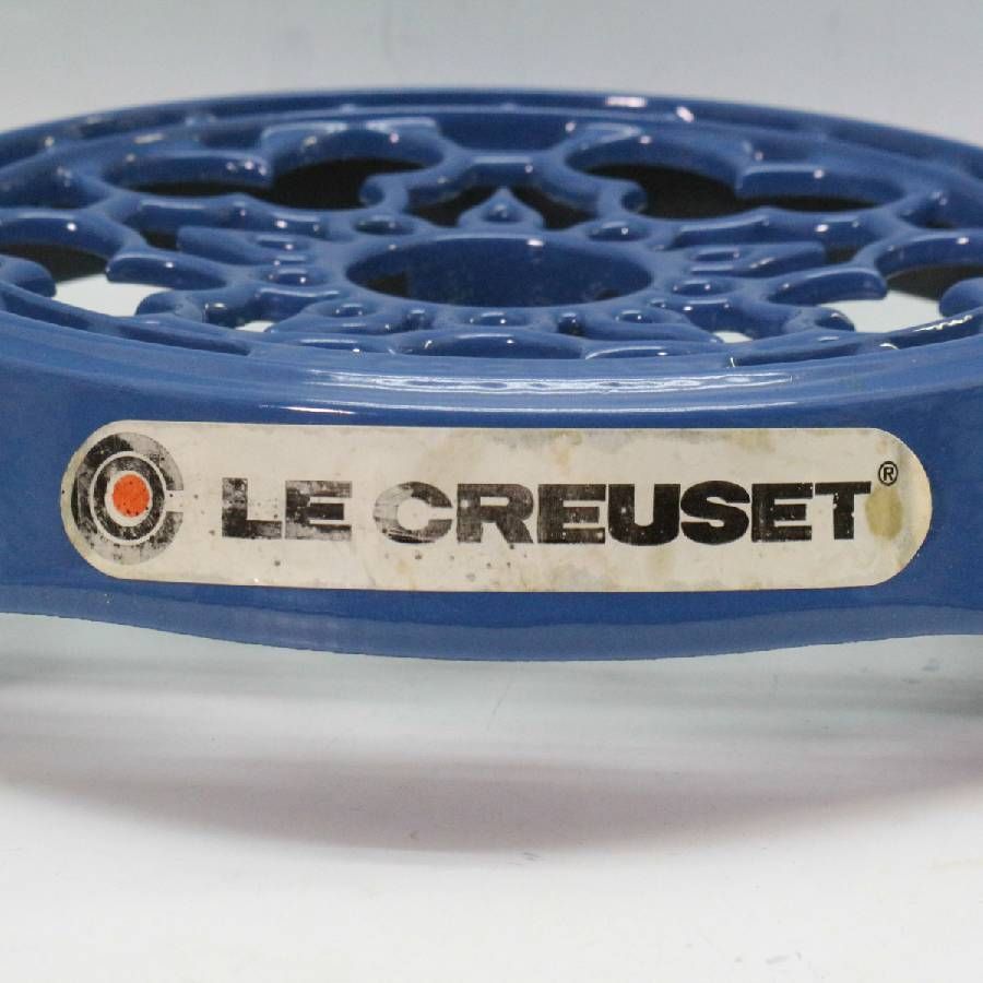 Le Creuset ルクルーゼ ラウンド・トリベット アズールブルー 22cm 鍋