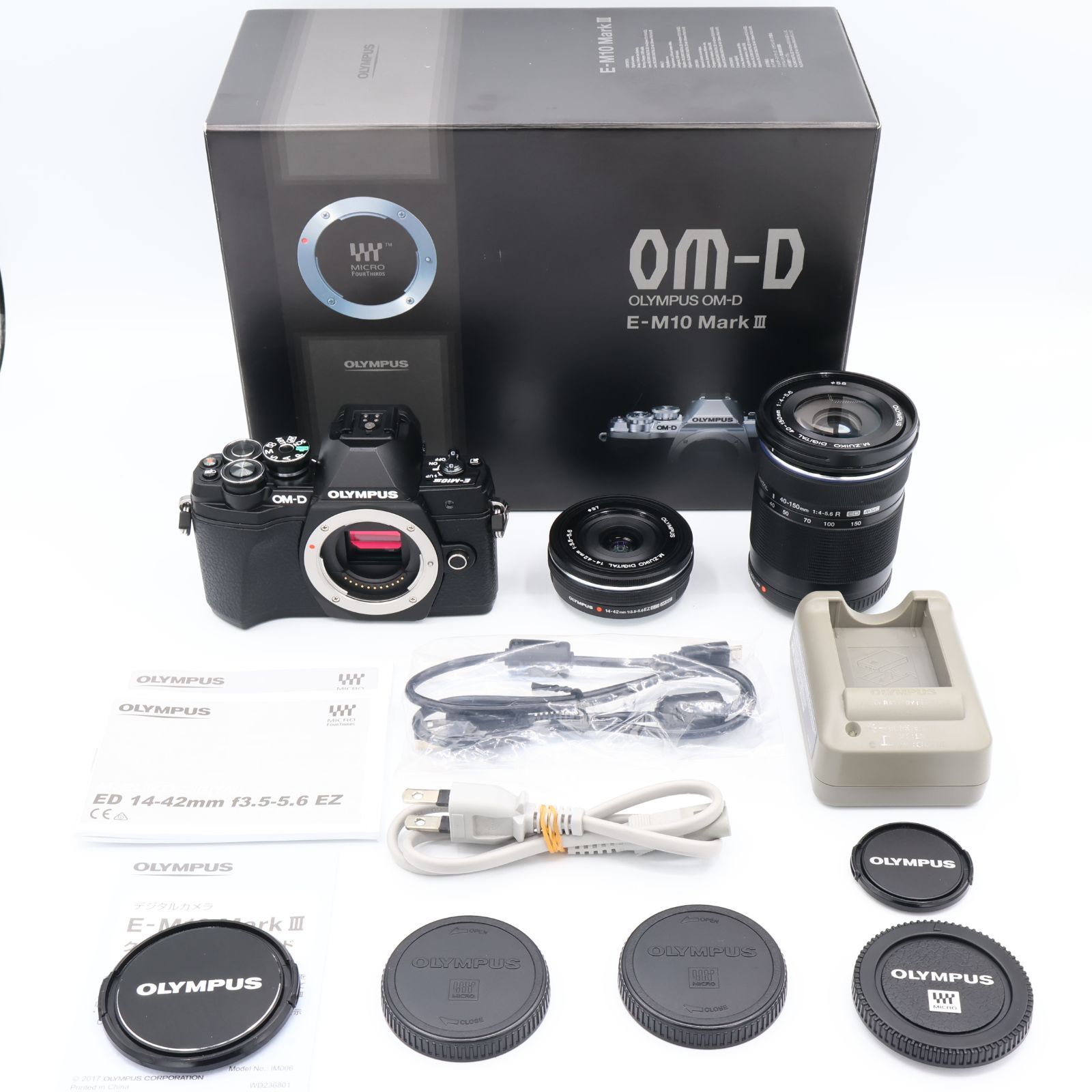 OLYMPUS オリンパス ミラーレス一眼 OM-D E-M10 MarkIII EZダブル 