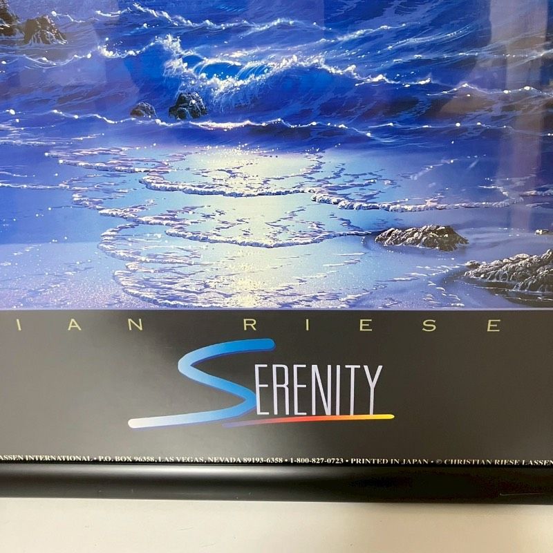 クリスチャン リース ラッセン 絵画 セレニティ Serenity 額縁 - メルカリ