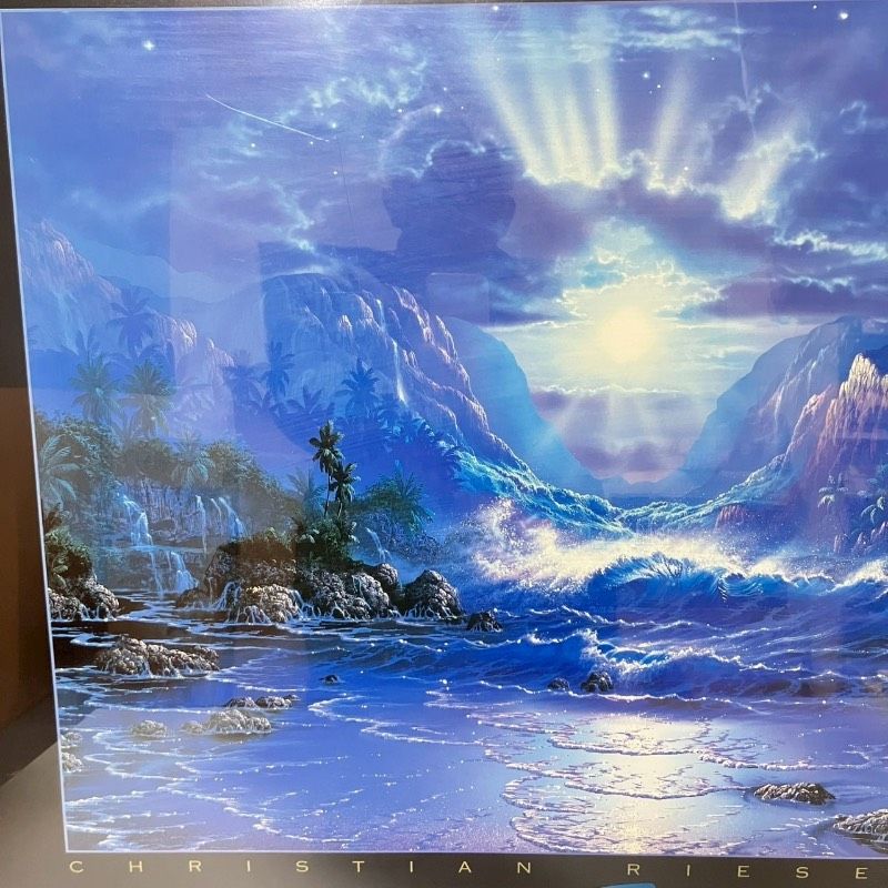 クリスチャン リース ラッセン 絵画 セレニティ Serenity 額縁 - メルカリ