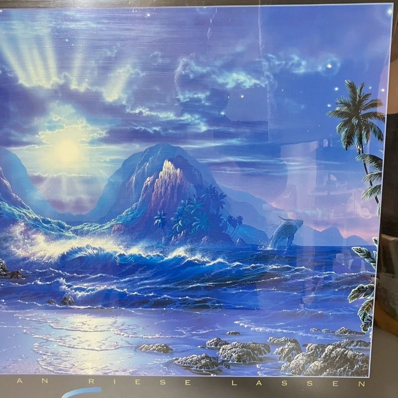 クリスチャン リース ラッセン 絵画 セレニティ Serenity 額縁 - メルカリ