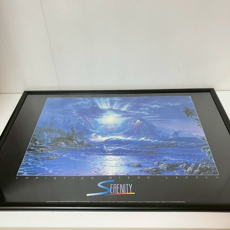クリスチャン リース ラッセン 絵画 セレニティ Serenity 額縁 - メルカリ