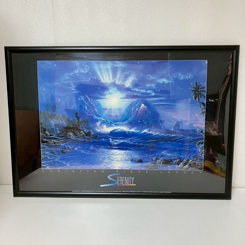 クリスチャン リース ラッセン 絵画 セレニティ Serenity 額縁 - メルカリ