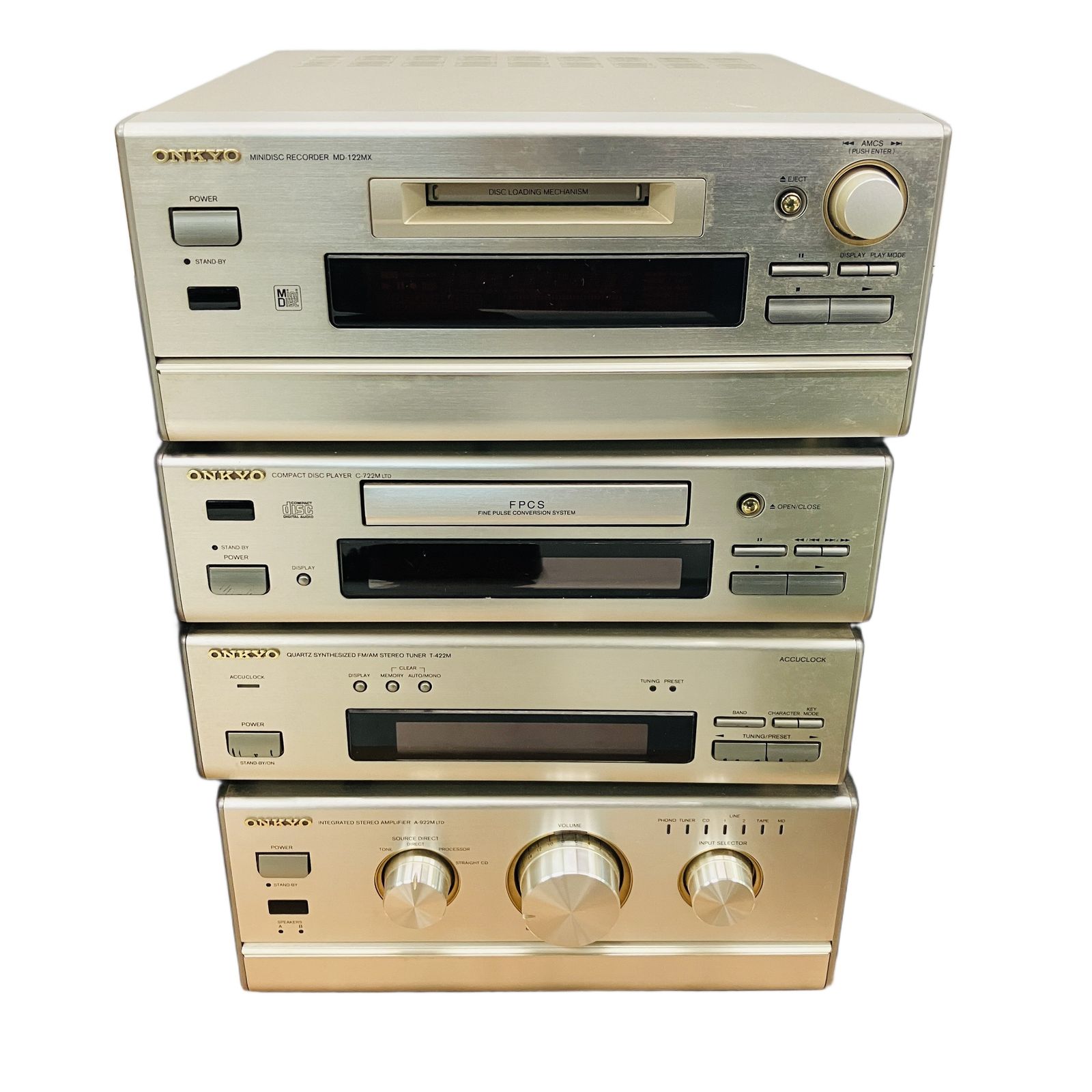 ONKYO C-722M LTD MD-122MX T-422M A-922M LTD D-202AX LTD コンポ