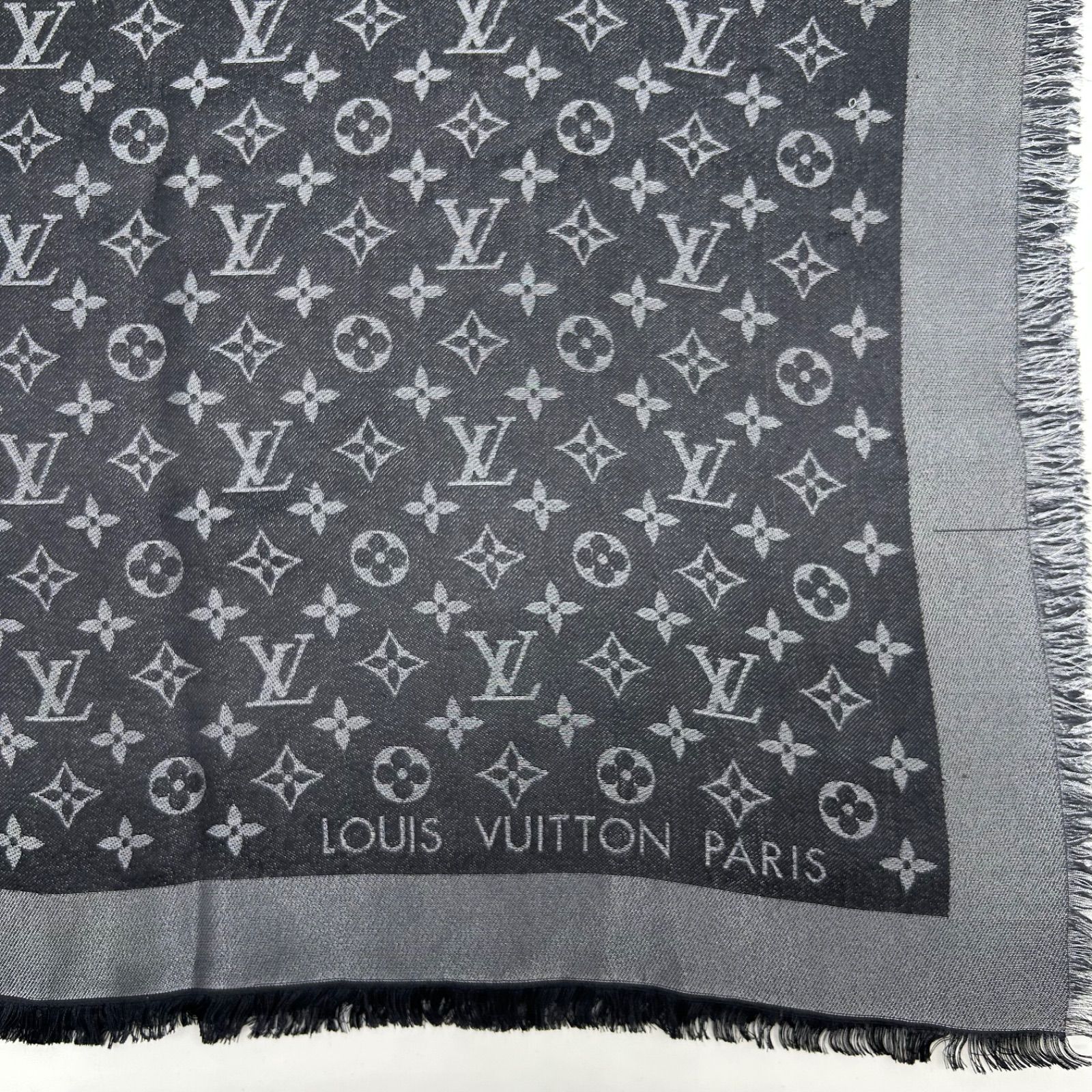 LOUIS VUITTON ルイヴィトン モノグラム柄 大判ストール ショール 