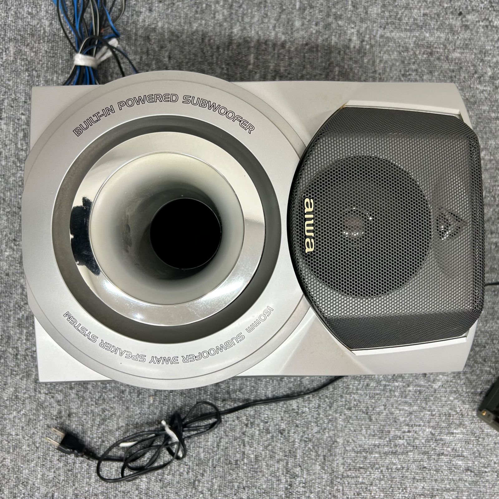 aiwa ミニコンポXR-H330MD レトロ - メルカリ