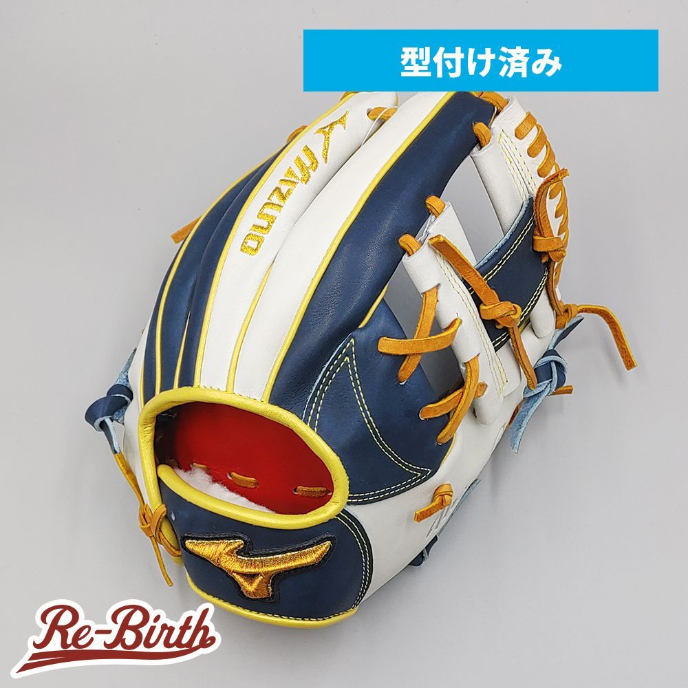 未使用品】 ミズノ 軟式グローブ / 内野手用 型付け済み (mizuno