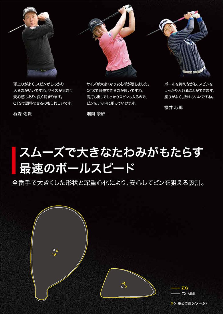 カスタムスペック ダンロップ スリクソン ZXi ハイブリッド